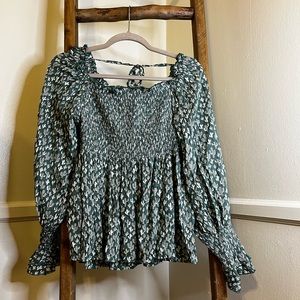 Rockin’ C Cactus Print Top